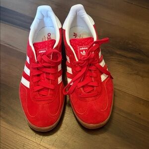 adidas Red and White Women's Sneakers